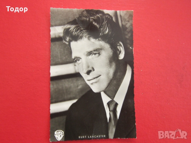 Стара картичка снимка актьор артист Ланкастер кино, снимка 2 - Колекции - 36070670