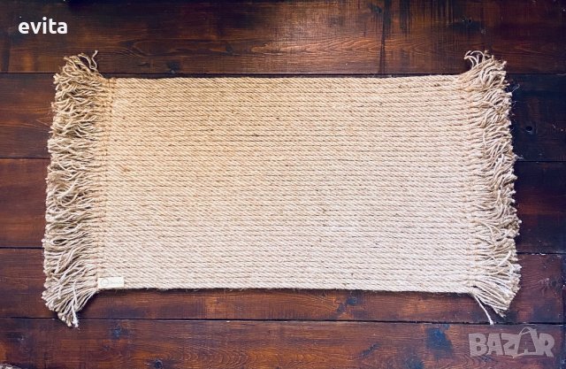 Ръчно изработена изтривалка/килимче за входна врата, снимка 4 - Декорация за дома - 42508139