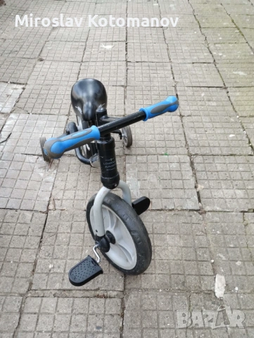 Баланс колело с педали и помощни колелца, снимка 6 - Детски велосипеди, триколки и коли - 53789069
