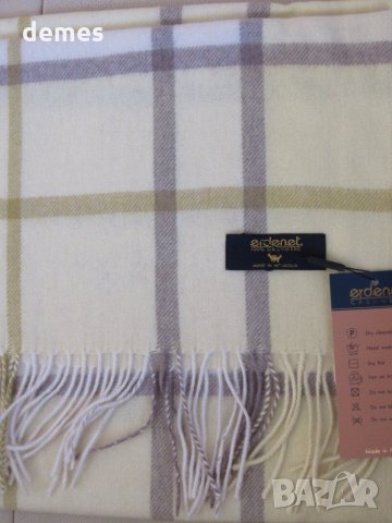  Фин шал каре 100% кашмир, Монголия, снимка 4 - Шапки - 23221117