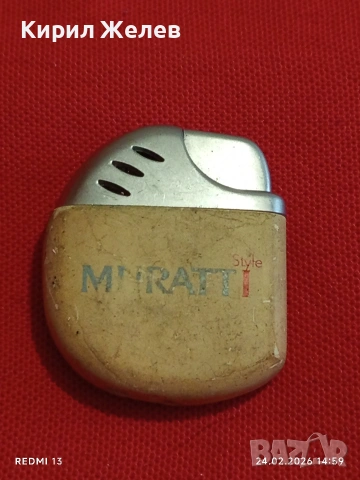 Метална запалка MURATTI работи иска зареждане за КОЛЕКЦИЯ ДЕКОРАЦИЯ 18218, снимка 3 - Колекции - 53606328