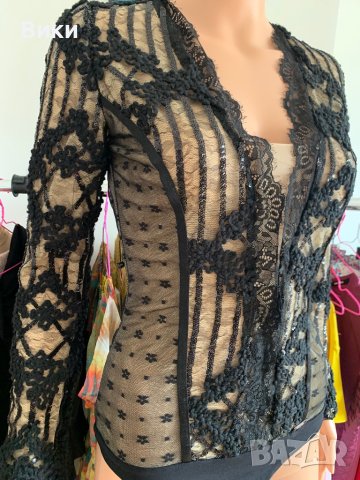 Alessa Алеса боди от дантела, снимка 6 - Блузи с дълъг ръкав и пуловери - 40816487