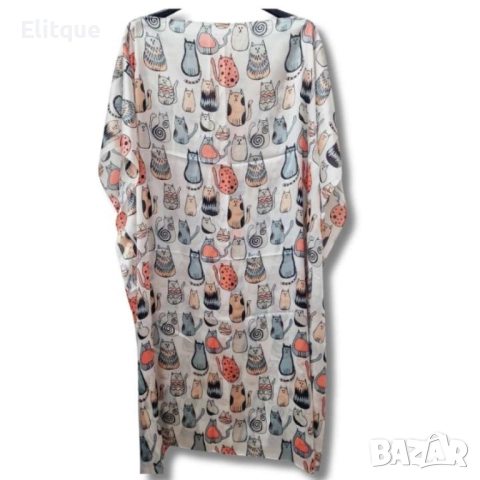 Красива плажна туника на котенца, снимка 6 - Туники - 52853512