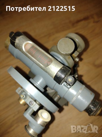 Стар немски теодолит, снимка 2 - Антикварни и старинни предмети - 39572949