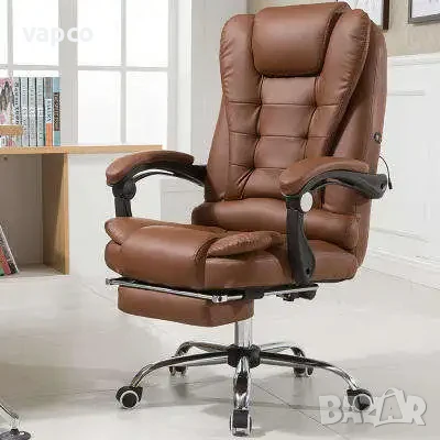 Луксозен офис стол със 7-точков масаж, снимка 3 - Столове - 51153219