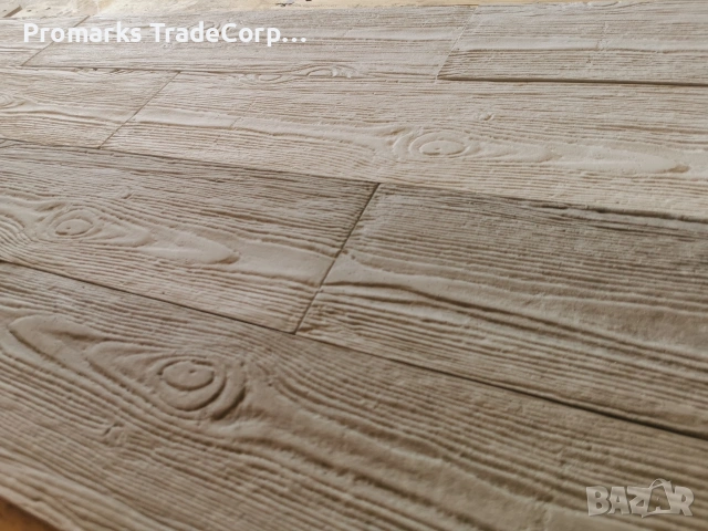 Декоративна бетонова облицовка "Дърво"