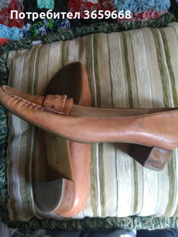 Дамски обувки ECCO, естествена кожа, размер 39, снимка 5 - Дамски обувки на ток - 41772012
