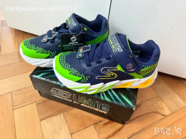 детски маратонки Skechers Flex-Glow Child Boys Trainers, снимка 1