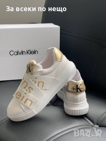 Calvin Klein Дамски Маратонки🔝Дамски Спортни Обувки Келвин Клайн - 2 Налични Цвята Код E811, снимка 8 - Маратонки - 51477300