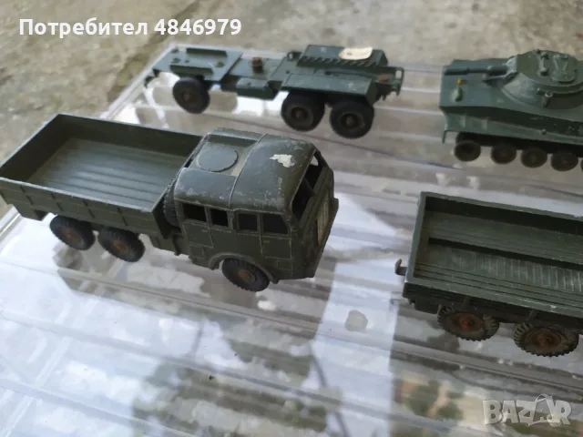 Лот стари военни играчки/танкове/камиони, снимка 9 - Колекции - 55980375