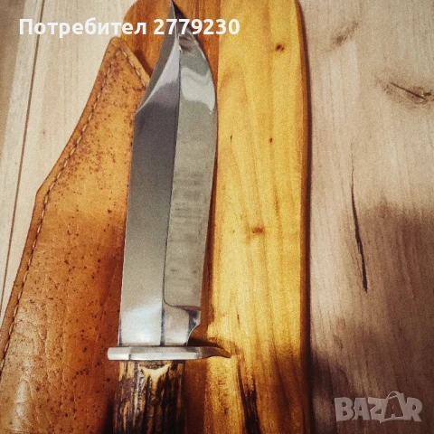 Ловен много масивен нож от колекция , снимка 14 - Колекции - 50754843