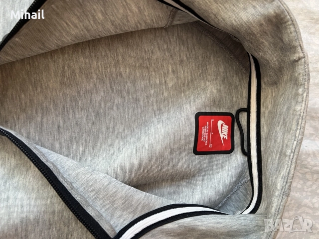Nike Tech Fleece мъжки суитшърт – сив, снимка 4 - Суичъри - 56321748