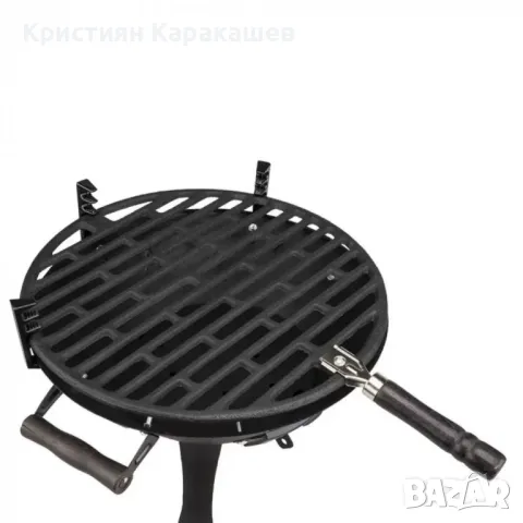 Чугунено барбекю за дървени въглища - ø30 см., снимка 2 - Барбекюта - 49929103