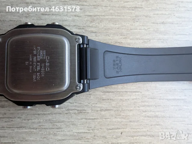 Casio W-800H – Издръжлив дигитален часовник (10-годишна батерия), снимка 2 - Мъжки - 56053317