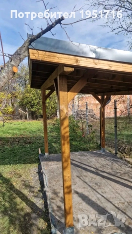 Изграждане на навеси, снимка 3 - Ремонти на покриви - 52583454