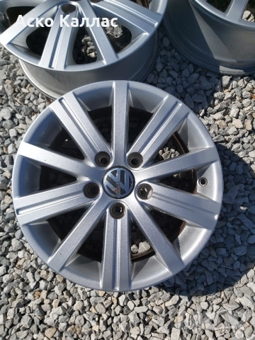 5x112..15.цола. 5j ET50 ОРГИНАЛНИ VW, снимка 4 - Гуми и джанти - 51820764