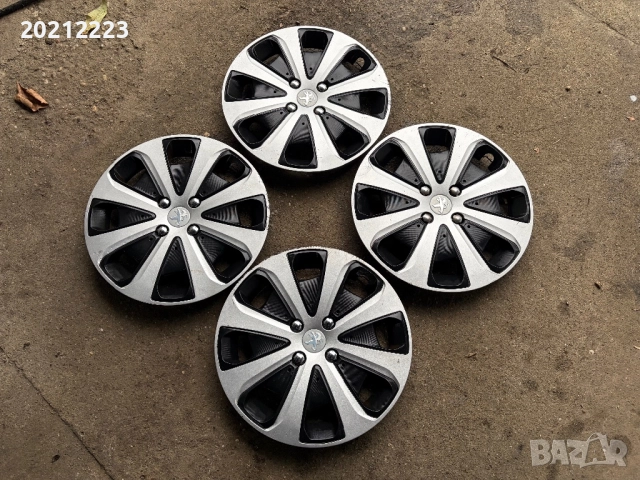 4 броя оригинални тасове за Peugeot Partner 15, снимка 3 - Аксесоари и консумативи - 52663736