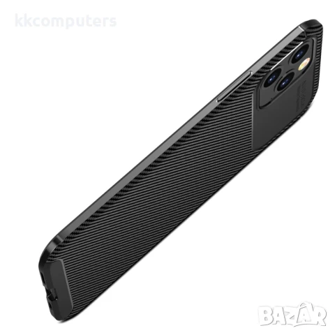 Apple iPhone 12 Pro Max 6.7 inch Удароустойчив Carbon Fiber Калъф и Протектор, снимка 3 - Калъфи, кейсове - 51121593