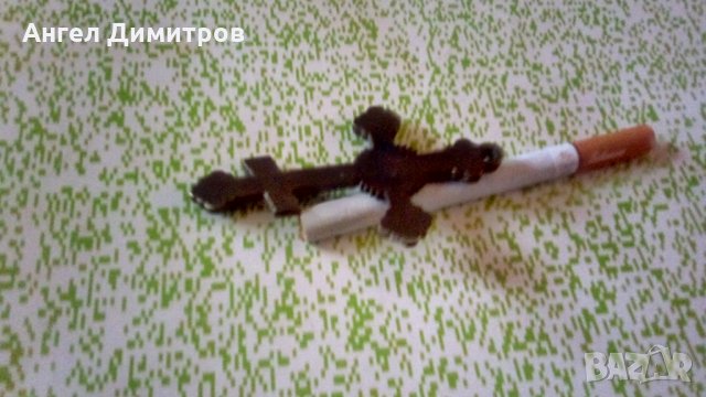 Стар бронзов православен кръст, снимка 3 - Антикварни и старинни предмети - 35781392