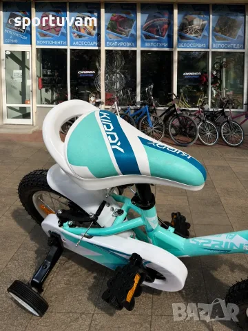 Детски велосипед SPRINT Casper 12" с помощни колела и V-Brake, снимка 4 - Велосипеди - 55802497