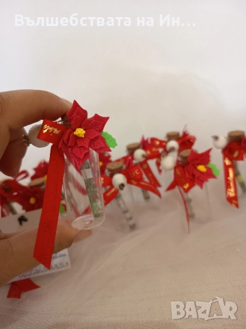 коледни късмети в стъкленица , снимка 2 - Декорация за дома - 52393946