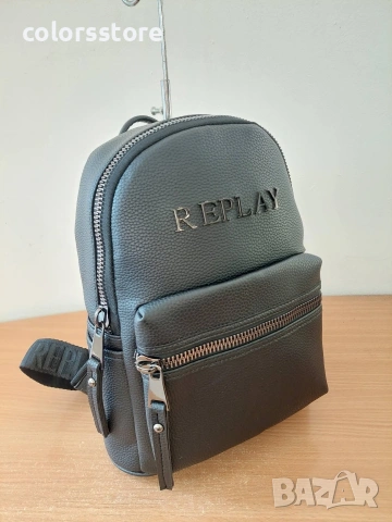 Черна раница Replay/SG257, снимка 2 - Раници - 53870156