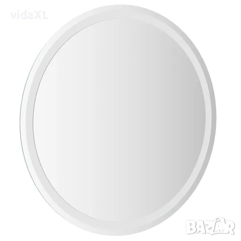 vidaXL LED огледало за баня 70 см кръгло, снимка 4 - Огледала - 56147314