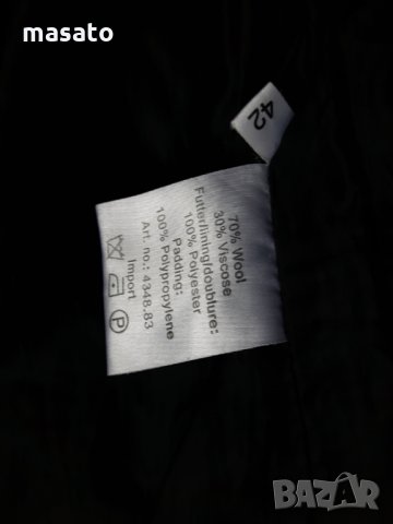 pluz by etage - черно палто с бродерия, снимка 6 - Палта, манта - 33889794