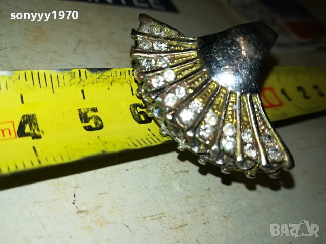 ГОЛЯМ ПРЪСТЕН С КАМЪНИ 0107230717, снимка 4 - Колекции - 41409592