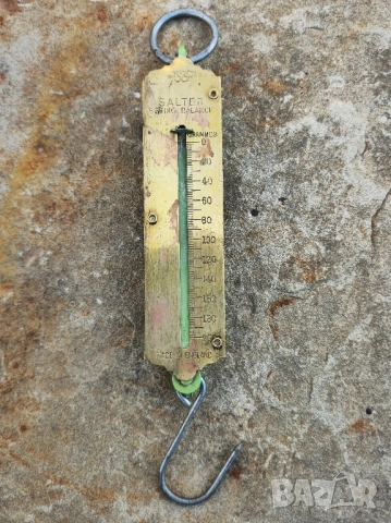 Стар пружинен баланс Salter за тегло в грамове, снимка 2 - Колекции - 52004980