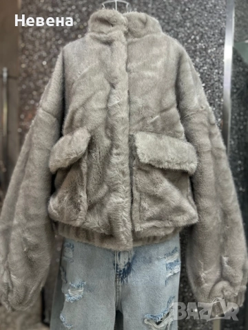 Меко зимно яке 2 цвята