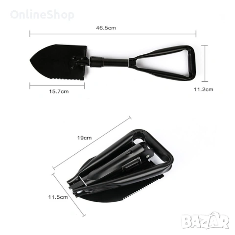 Сгъваема градинска лопата - 3в1, снимка 2 - Други инструменти - 53772475