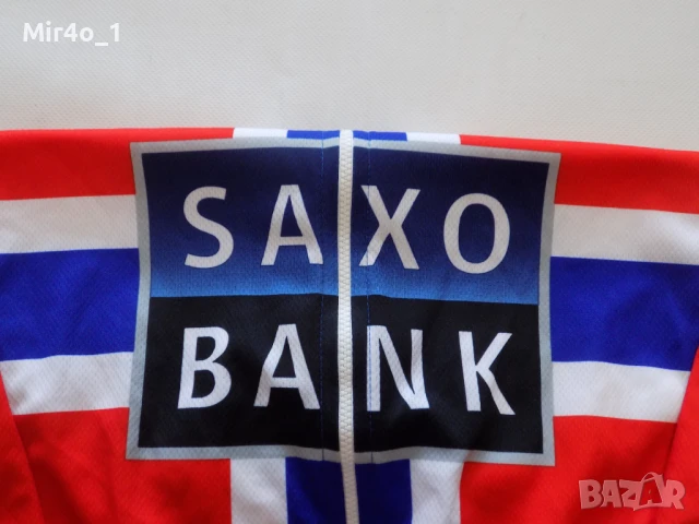 ново вело джърси craft specialized saxo bank тениска екип елек мъжко шосейно колоездене оригинално S, снимка 5 - Спортни дрехи, екипи - 50621188