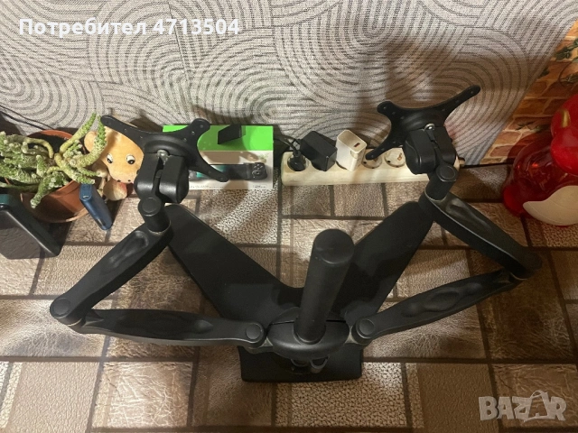 Стойка за два монитора, снимка 4 - Стойки, 3D очила, аксесоари - 53153107