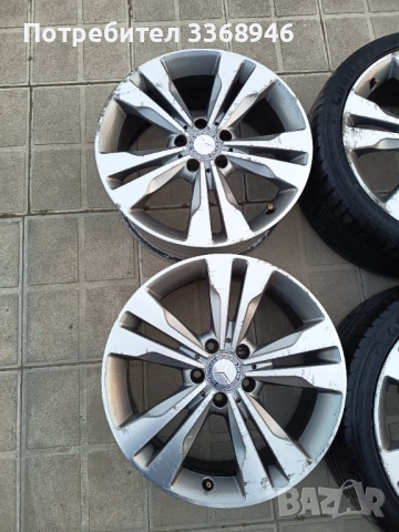 Джанти Мерцедес 18" 5х112 MERCEDES 5X112 CLA A B C E, снимка 4 - Гуми и джанти - 53803250