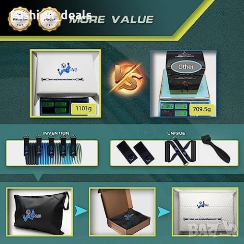 Нов Комплект тренировъчни ленти за фитнес/ Мъже Жени Спорт, снимка 5 - Фитнес уреди - 41327030