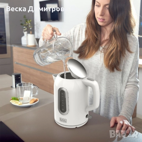 Електрическа кана Black+Decker BXKE2204E 2200W, 1.7L, снимка 6 - Кани - 51664646