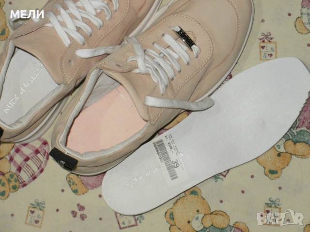 NUDE of Scandinavia нови дамски естествена кожа 39, снимка 8 - Маратонки - 53416778