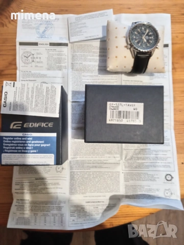 Часовник Casio EF-527, снимка 3 - Мъжки - 53234123