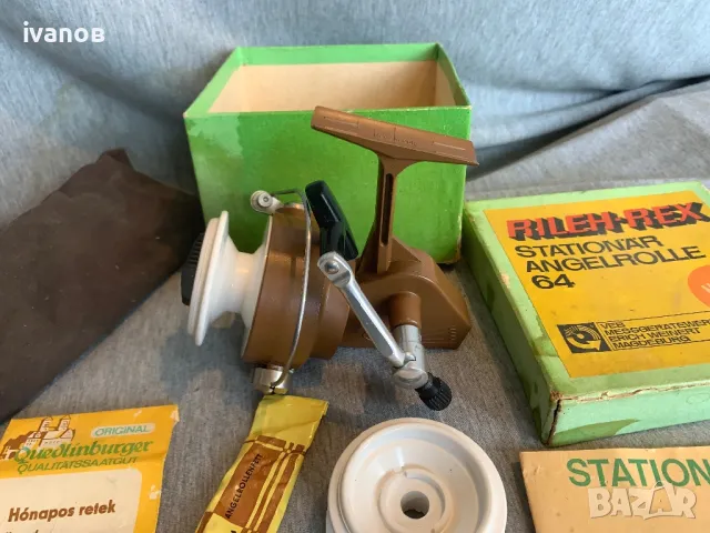 рибарска макара Germina Rileh-Rex 64 ГДР, снимка 6 - Макари - 49750303