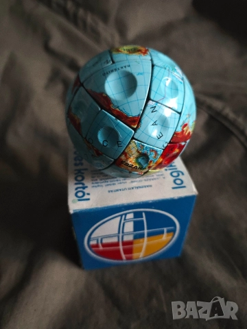 Глобус ,пъзел ,тип Рубик Hungarian Globe Puzzle Rubik, снимка 4 - Пъзели - 52634835