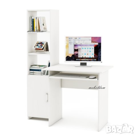 Бюро с клавиатура и етажерка с плавна врата(код-0902), снимка 5 - Бюра - 41017105