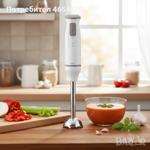 Пасатор Muhler MB-600, 600W, метален, снимка 3 - Чопъри и пасатори - 52540931