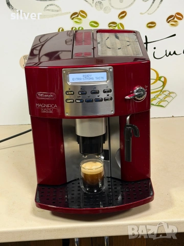 Кафемашина кафе автомат delonghi magnifica с гаранция, снимка 4 - Кафемашини - 53171038
