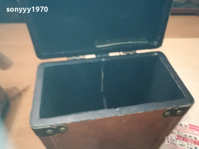 IRISH-КРАСИВА КУТИЯ С КОЖА И МЕД МЕСИНГОВ ОБКОВ LHD1E2409240755, снимка 5 - Антикварни и старинни предмети - 47336869