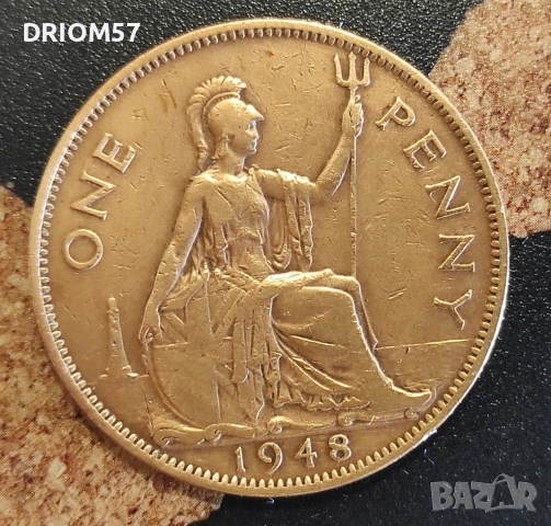 Монети Великобритания-3 бр.› Крал Джордж VI (1945-1948), снимка 5 - Нумизматика и бонистика - 51474483