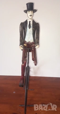 Стари дървени големи фигури ,ръчна изработка, снимка 13 - Декорация за дома - 51032325