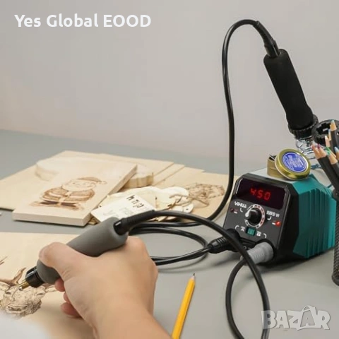 YIHUA 939D-VI пирограф с двоен писалка и дигитален дисплей, снимка 2 - Друга електроника - 53255440