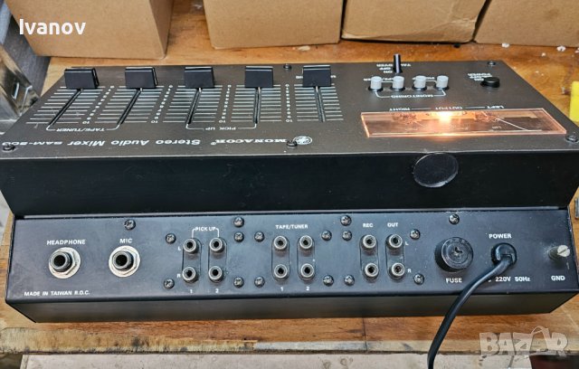 Monacor Sam-500 stereo audio mixer/ миксер , снимка 4 - Ресийвъри, усилватели, смесителни пултове - 41866061