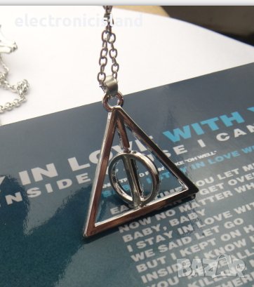 Колие Хари Потър Harry Potter Triangle Даровете на смъртта, снимка 11 - Колиета, медальони, синджири - 28621720